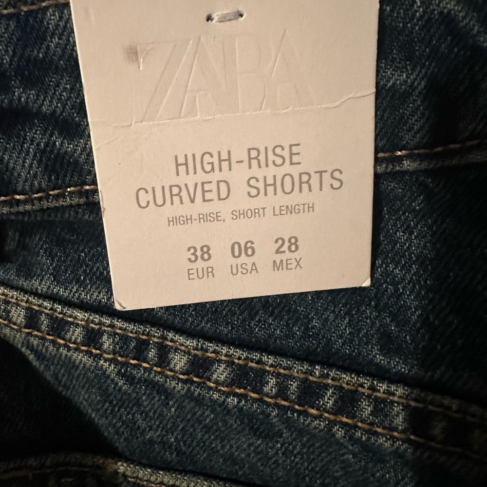 Zara Distressed Blue Denim Jeans